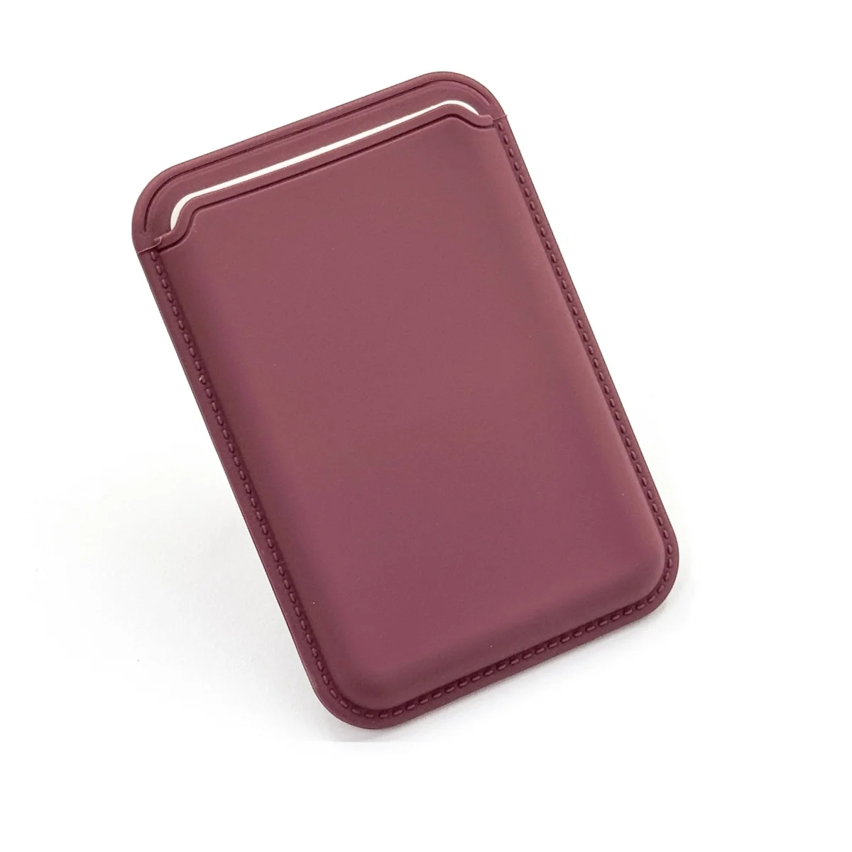 Magnetic Silicone Wallet Stand with RFID Protection and Photo Pocket