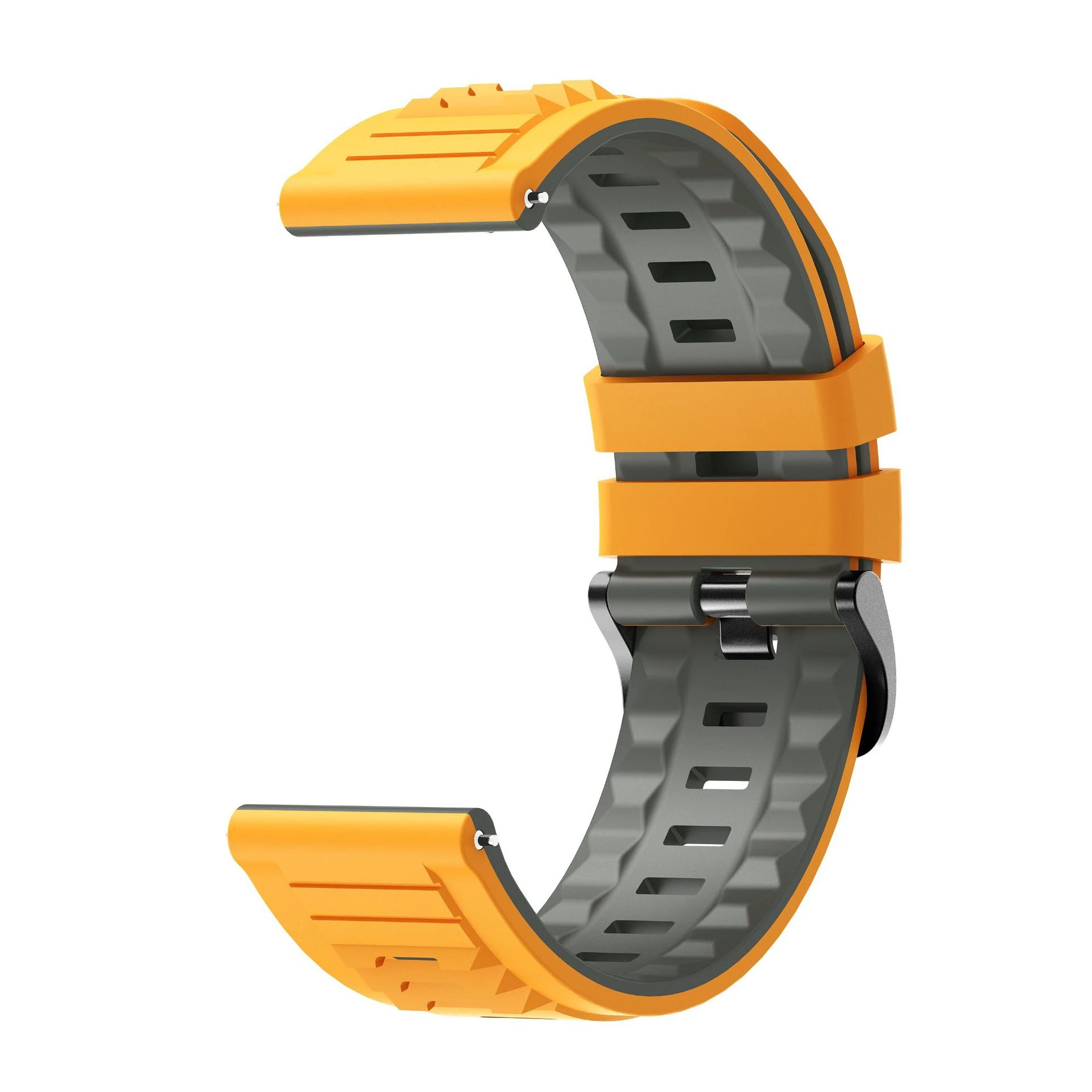 High-Performance 22mm Sport Silicone Watch Strap Replacement Bracelet