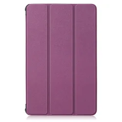 Slim Magnetic Folding Stand Cover with Hard Shell and Auto Sleep/Wake Feature for TCL NXTPAPER 11 (Purple)