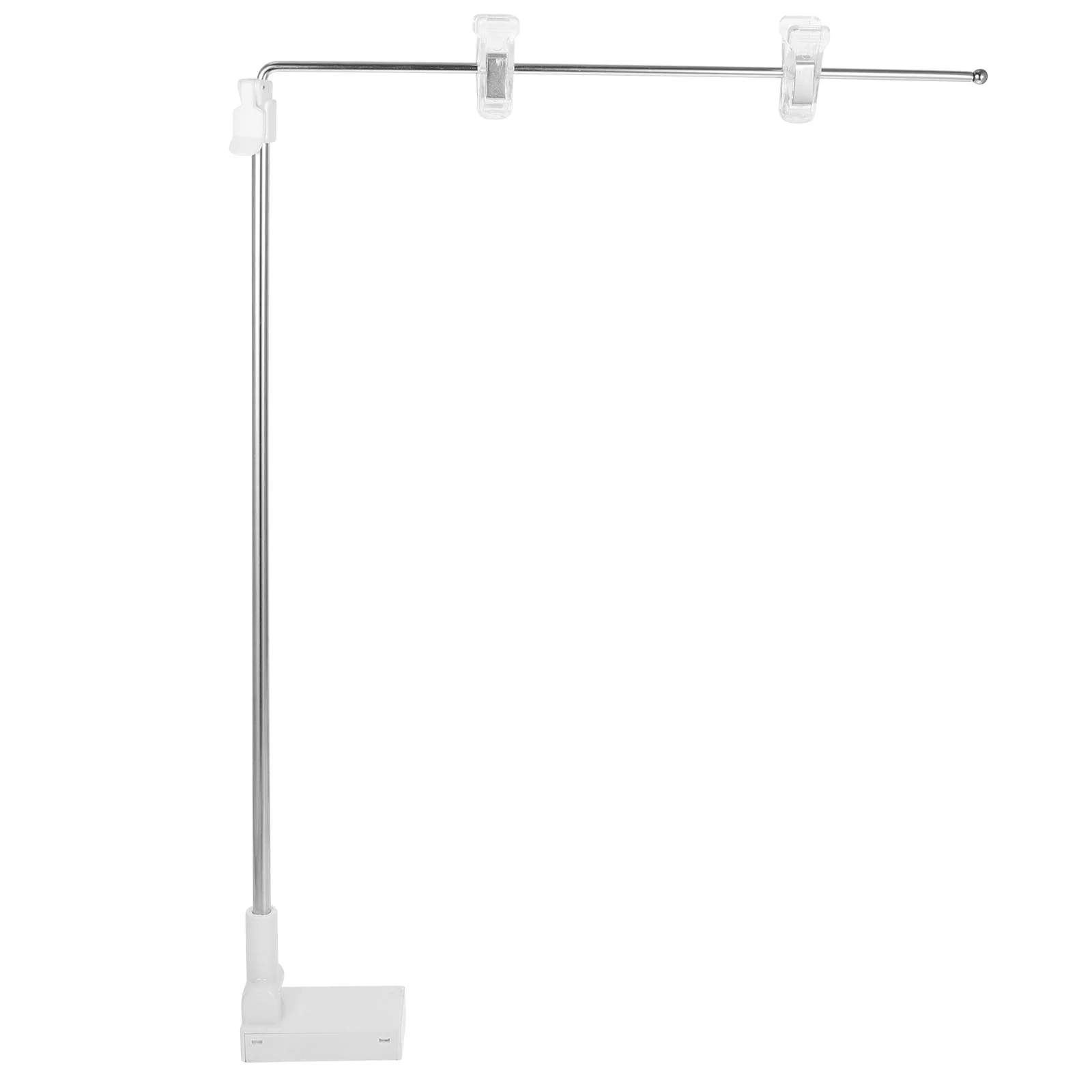 

Poster Stand Desktop Stainless Steel Advertising Rack Horizontal Poster Display Stand Store Counter Display Poster Stand