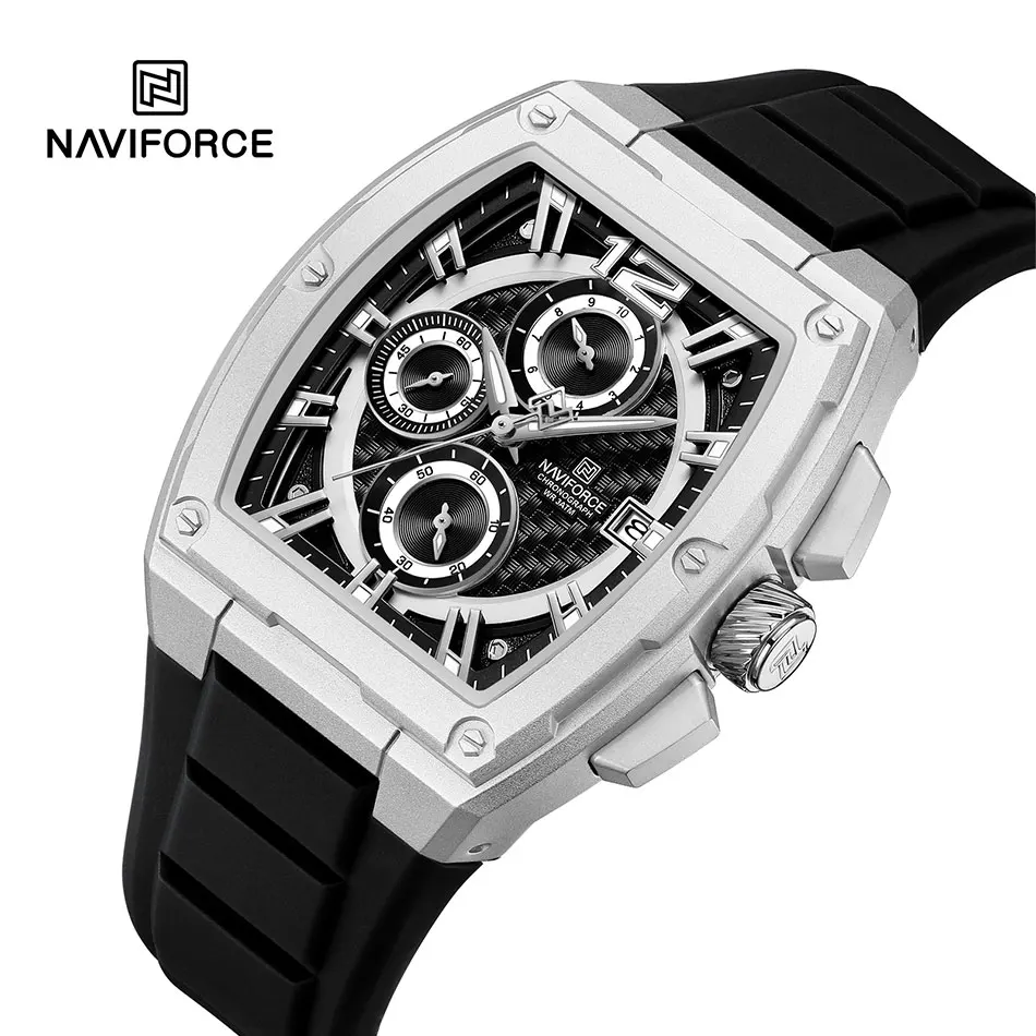 NAVIFORCE Watch for Men Waterproof Luxury Business Sport Casual ...