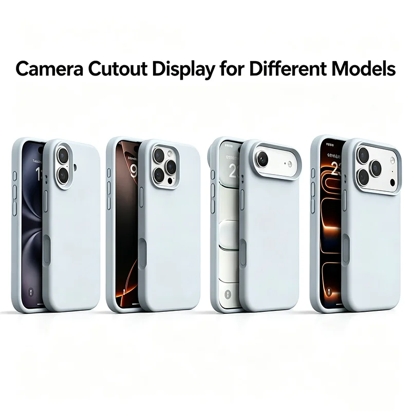 Silky Feel Liquid Dopamine Silicone Phone Case - Shockproof Soft Back Cover
