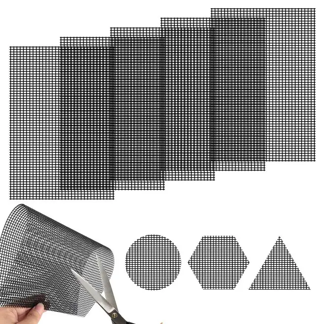 5Db Virág Edény Lyuk Hálónövény Téglalap Alakú Szivárgásálló Háló Pad Képernyő Lélegző Vízelvezető Kertészet - Image 2