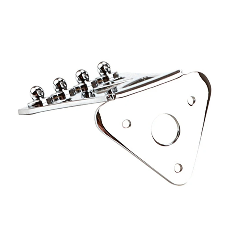 

4 струны Banjo Tailpiece для гитары, сменный аксессуар, серебристый