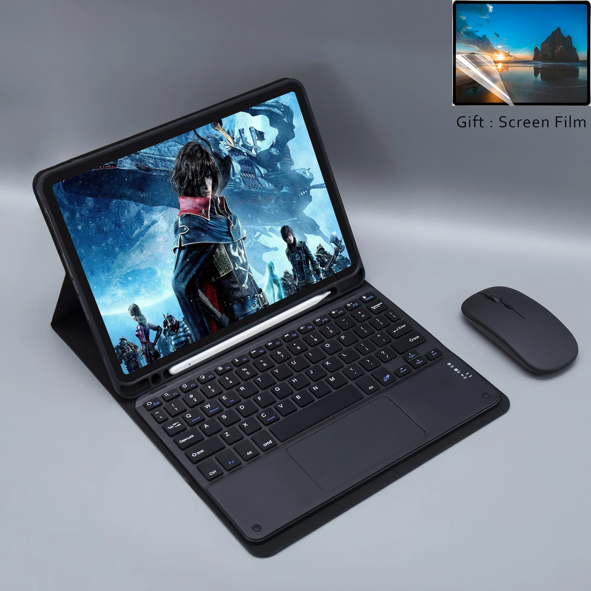 

Беспроводная клавиатура Magic keyboard для iPad Pro 11, чехол 2021 2022 Air 5 4 10,2 9 10 поколения, чехол Mini 6 Air, bluetooth-клавиатура