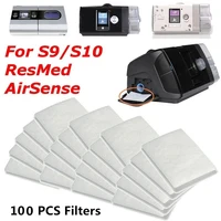 100Pcs S9/S10 CPAP Disposable Universal Replacement Filters for ResMed AirSense 2