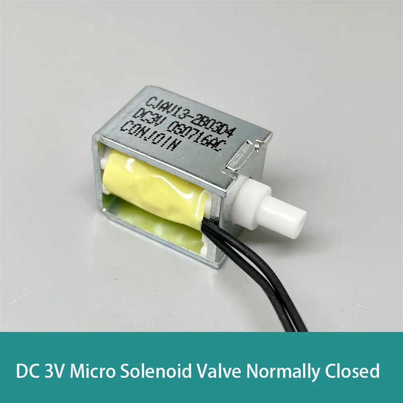 

ConJoin CAJV13 Micro Electric Solenoid Valve DC 3V Normally Closed Type N/C Mini Air Vent Exhaust Valve DIY Gas detector Meter