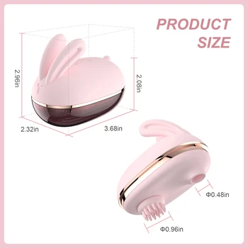 Rabbit Vibrator Sucking G Spot Clitoral Stimulator Goods for Adults Dildos Vibrator Sex Toys For Women Tongue Licking Adult 6