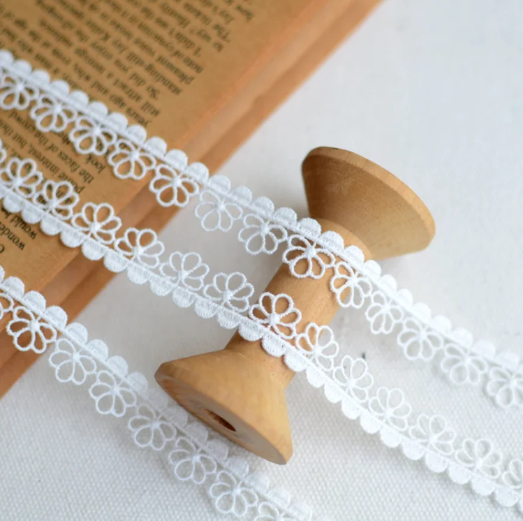 Polyester Embroidery Lace Fabric Trim Ribbon 3 Meters DIY Sewing