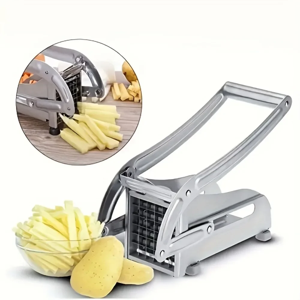1 Set Stainless Steel Fruit Cutter Vegetable Cutter French Fry Potato Slicer Vegetable Chopper Kitchen Gadgets Vegetable Slicer Fruit Slicer Vegetable Cutter Food Slicer Potato Slicer Apple Cutter Potato Cutter