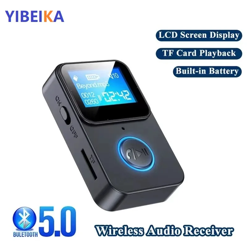 

MP3 Player bluetooth Receiver Wireless Audio Adapter AUX 3.5MM Wireless Adapters Supports Remote Control Photo