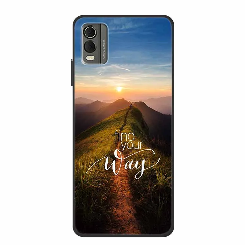 Luxury TPU Soft Silicone Back Cover with Lovely Floral Design - Shockproof Phone Protector
