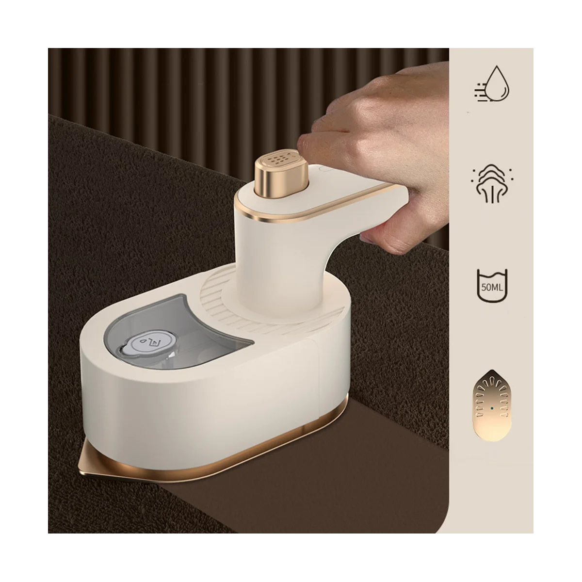 Electric Mini Iron Handheld Garment Steamer Machine Portable Iron Fabric Ironing Machine A EU Plug 2