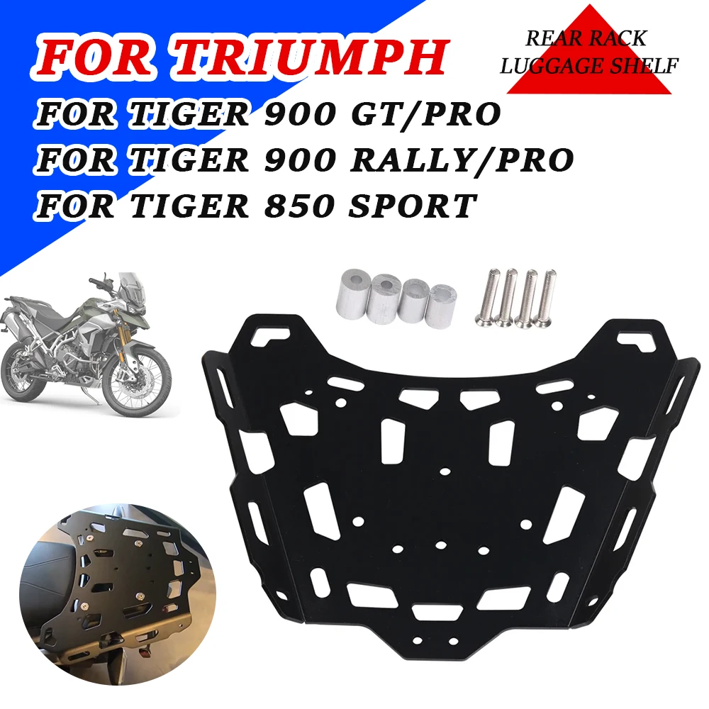 

Motorcycle Accessories Rear Luggage Rack Carrier Shelf Top Box Support For Triumph Tiger 900 Rally Pro GT Pro Tiger 850 Sport