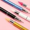 1PC Nail DIY Art Dual-Ended Diamond Point Drill Pen Picking Tool Nail Rhinestone Gems Sticky Picker Wax Pencil Manicure Tools 5