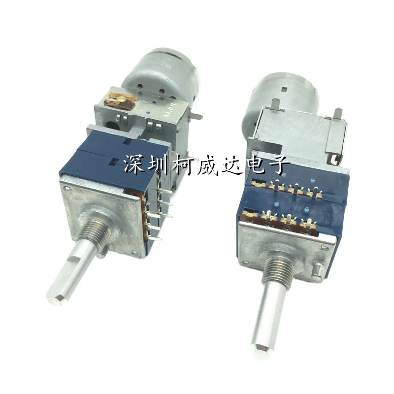 RK27 Type Motor Potentiometer Volume switch for HiFi Stereo Audio Amplifier DIY kits 5KA 10KA 20KA 50KA 100KA 1pcs multiturn potentiometer,rotary potentiometer,adjustable resistor