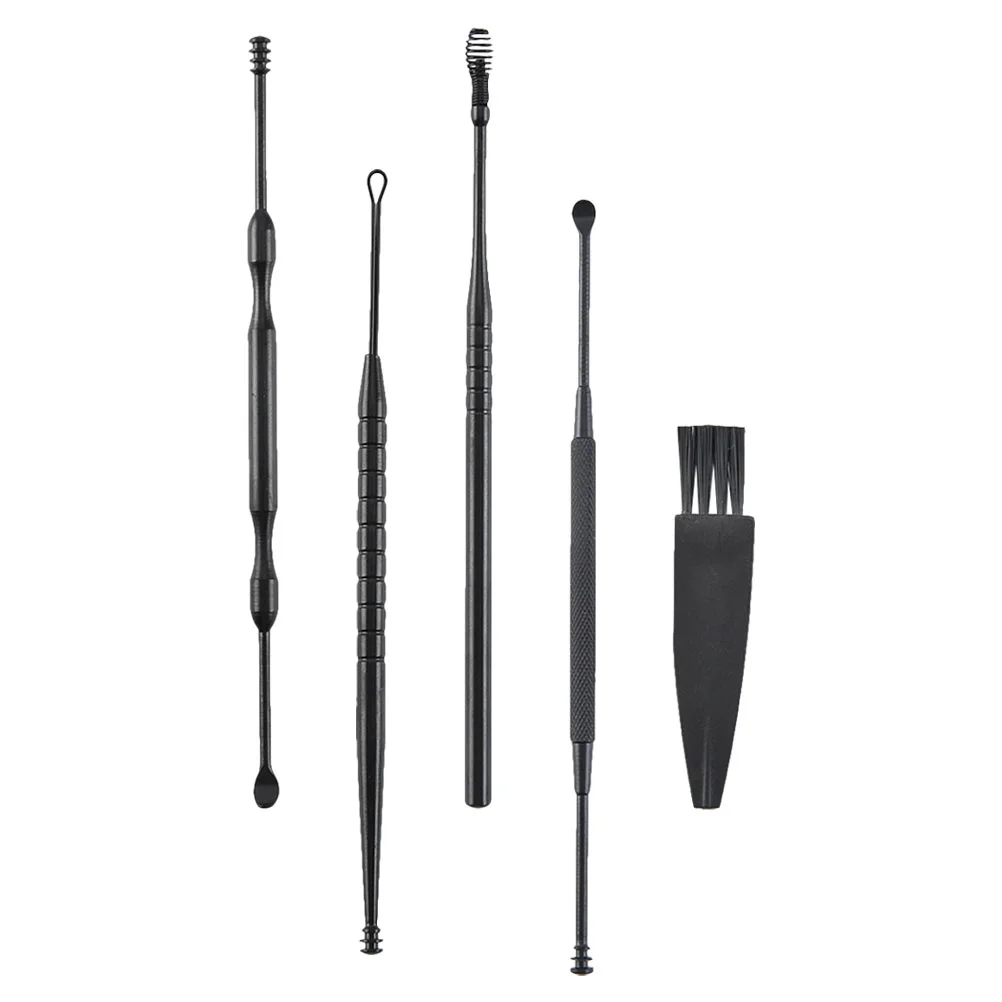 Gently Cleaning Ear Canaler Picking Tool Practical Cleaning Tools Kit Set Reliable 410 Steel Portable 4
