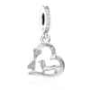 Fit Original Pan Charm Bracelet 100% 925 Sterling Silver I Love You Forever Dachshund Dog Bone Bead For Making Women Berloque 2