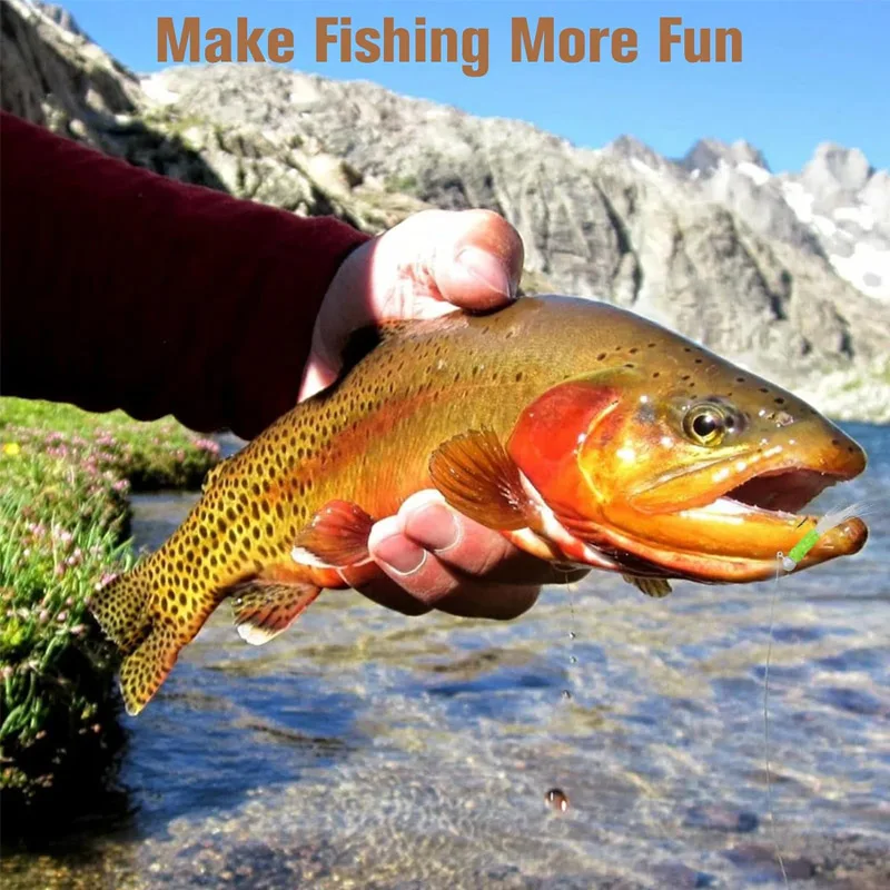 50pcs Barbed Jig Head Fishing Hooks Set 6