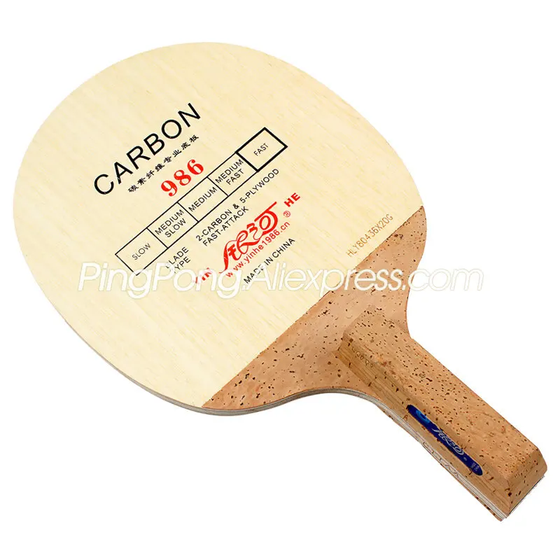 

Original YINHE 986 Carbon Table Tennis Blade (Korea Type Fast Attack) Japanese Penhold JS Handle Racket Ping Pong Bat Paddle