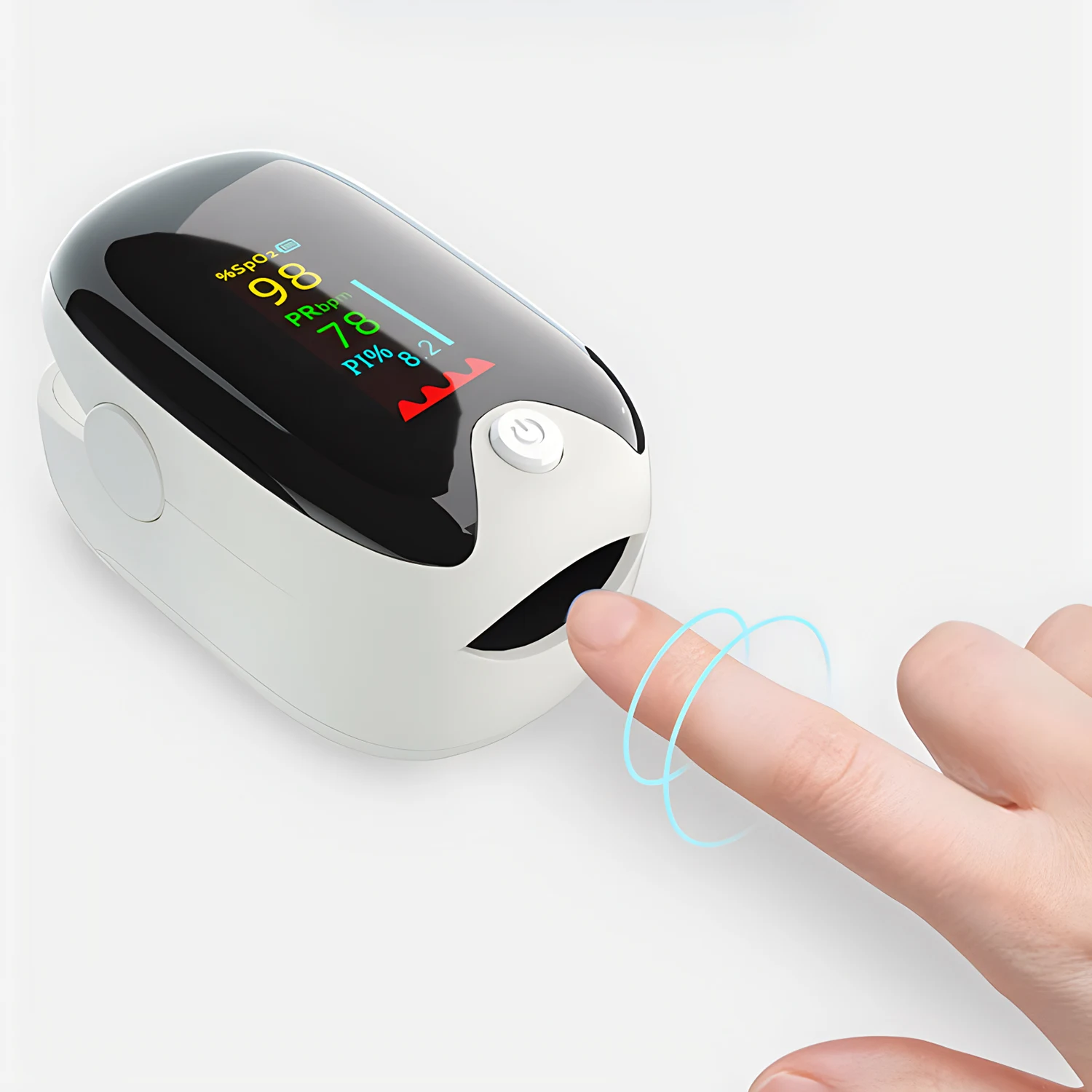 Finger pulse oximeter Finger Pulse Oximeter SPO2 Blood Oxygen Saturation Meter Heart Rate Monitor LCD Oximetro