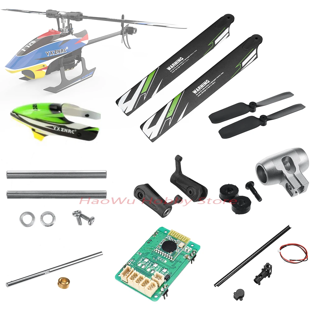 YuXiang YXZNRC F120 RC Helicopter Parts Accessories Canopy Battery Blade Servo Motor Compatible