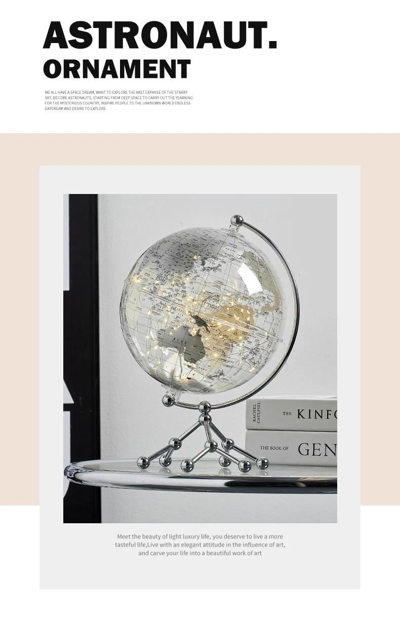 Light Luxury Transparent Globe