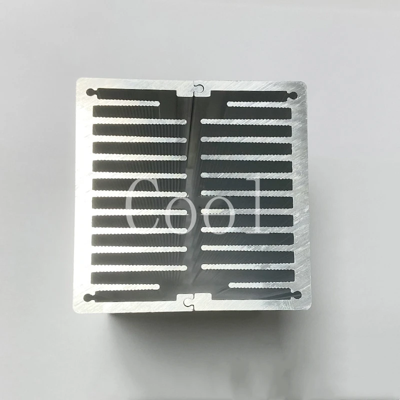 Transistor Heat Sink Thickened 70*70*100 Electronic Refrigeration Chip Radiator Air-cooled Aluminum Heat Dissipation