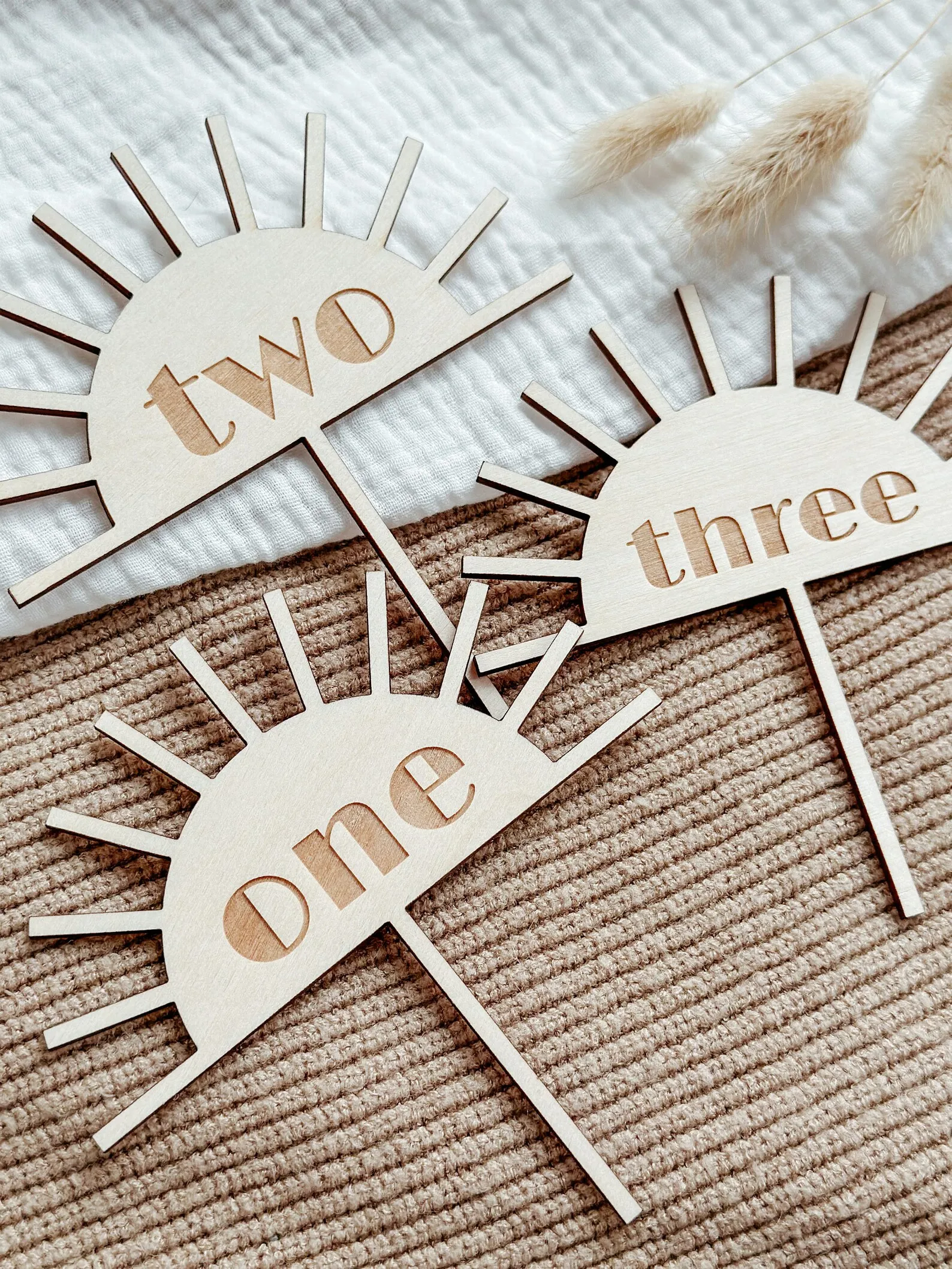 

Один, два, три топпера для торта в стиле бохо, топпер для торта от солнца, топпер для торта на первый день рождения, топпер для торта