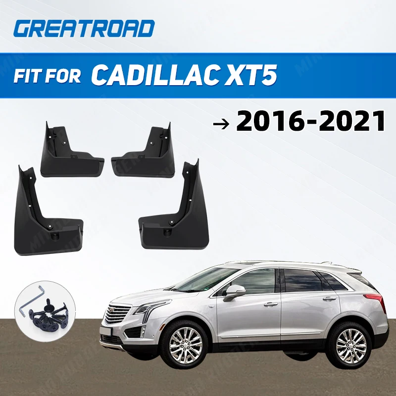 

4pcs/set car Front Rear Splash Guard Mud Flaps for Cadillac XT5 2016 2017 2018 2019 2020 2021 mudgaurds fender mudlflap