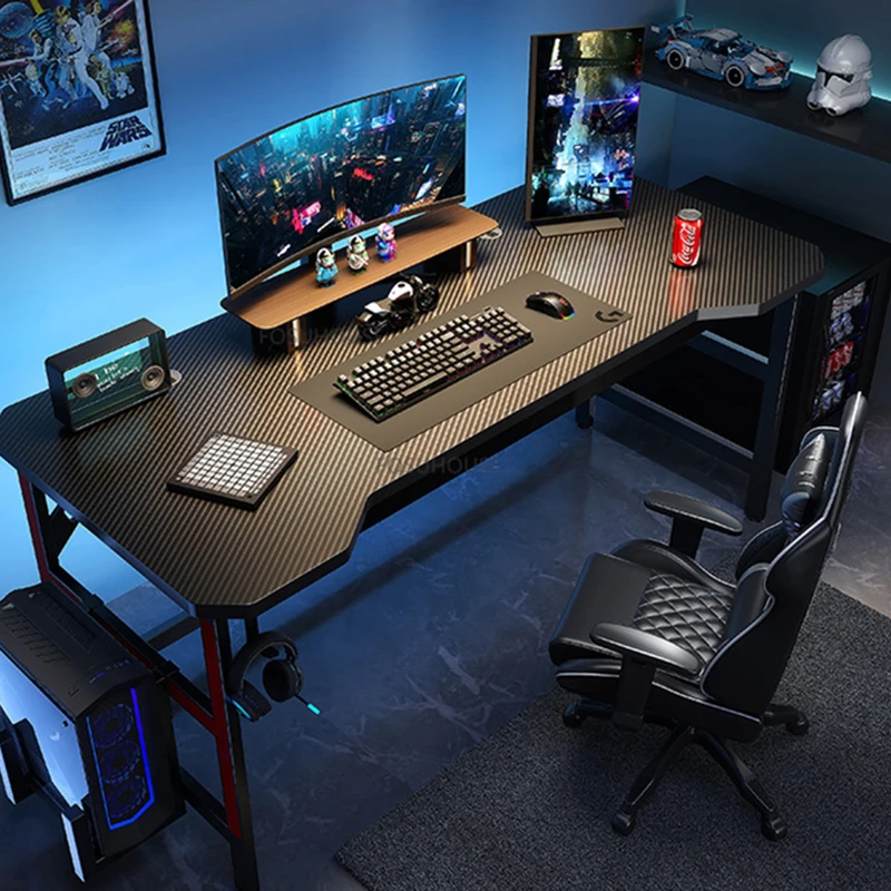 Modern Manmade Board Computer Desks for Office Furniture Double E