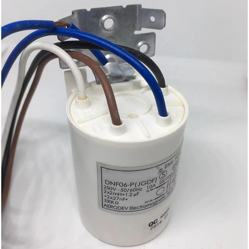 Suitable for cartridge washing machine filter interference suppressor capacitor DNF06-P 10A new power supply