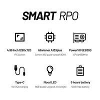 Trimui Smart Pro Console de jeu portable 4.96 ''écran IPS système Linux Joystick éclairage rvb Trimui rétro Console de jeu vidéo cadeau 2