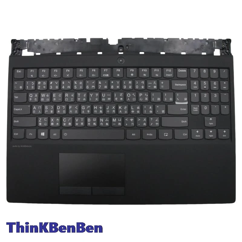 

TW Traditional Black Keyboard Upper Case Palmrest Shell Cover For Lenovo Legion Y530 15 15ICH Y7000 2018 1060 5CB0S91805