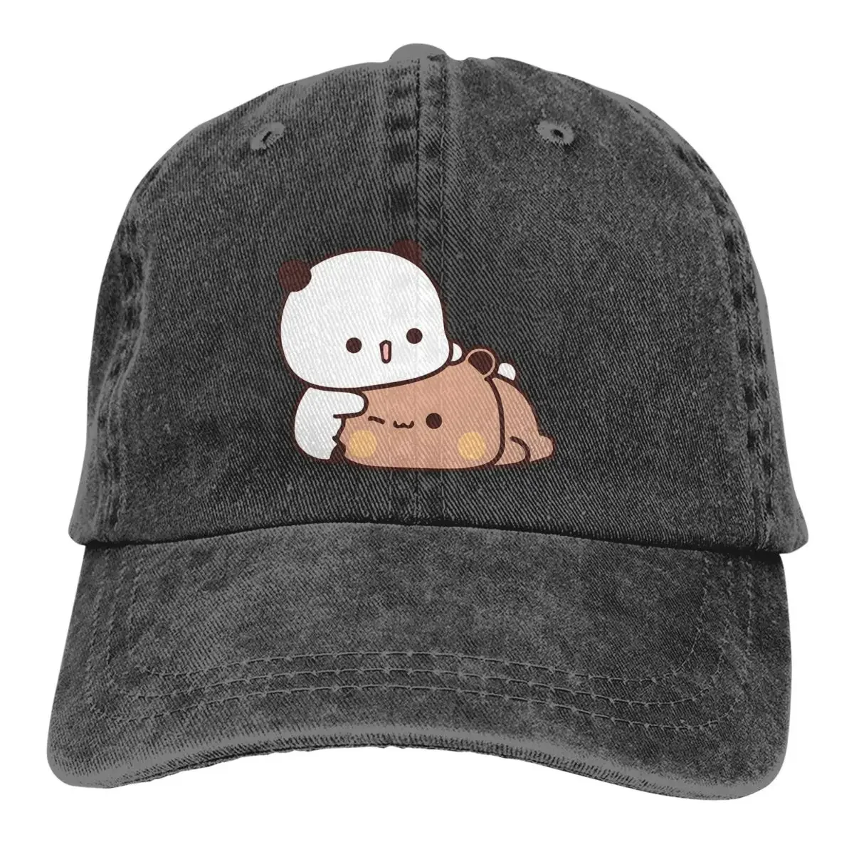 Berretti Da Baseball Orso E Panda Berretto Con Visiera Latte E Mocha Bubu Dudu Cappelli Parasole Per Uomo