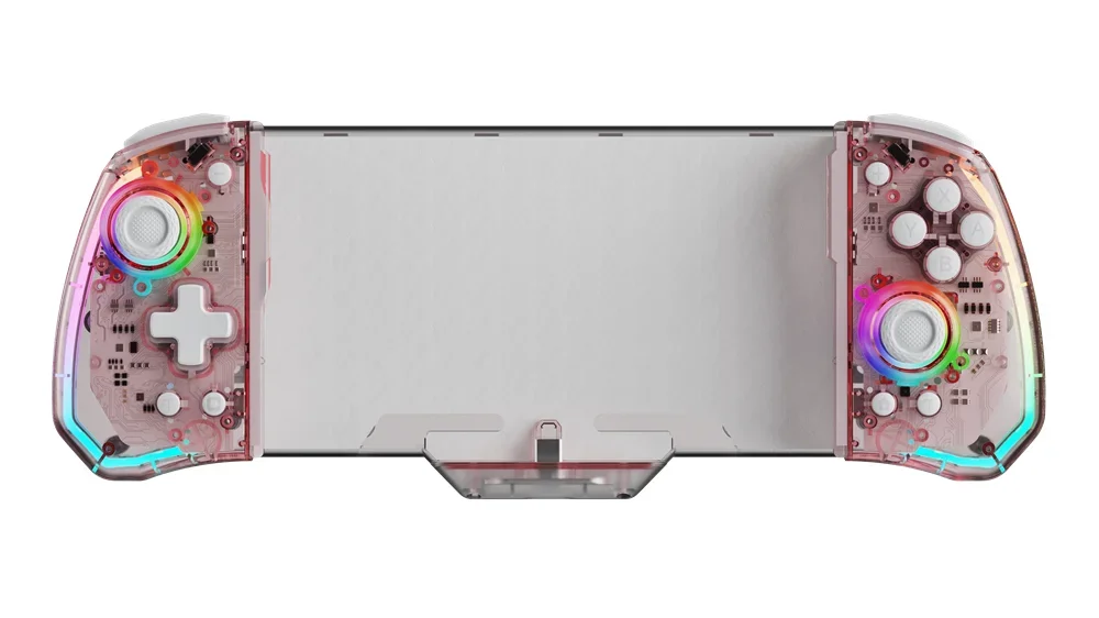 2025 new KS43 Pro RGB Controller For Switch Gamepad Built-in 6-Axis Gyro Design Handheld Grip Double Motor Vibration JoyPad