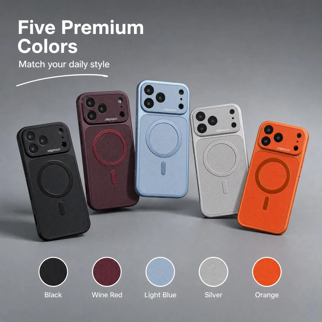 Premium Honeycomb Cooling Phone Case with Skin Feel and Shockproof Protection