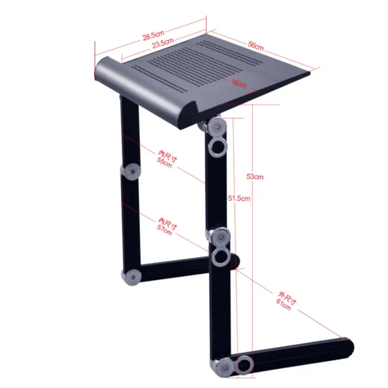 Bed Lazy Computer Desk Lifting Small Table Lie on Your Back with Flat Folding Table Laptop Stand Folded Office Desk