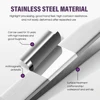New Style Imported 402 Silver Gray Stainless Steel Lashes Tweezers Individual Waterproof Portable Beauty Makeup Tools Supplies 4