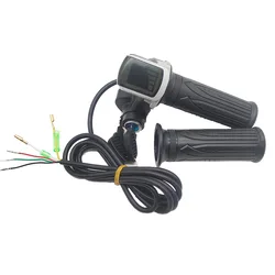 Electric Bike LCD Display Throttle with Power Indicator and Key Lock (48V)