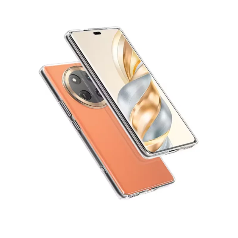 Ultra Thin Transparent TPU Soft Back Cover for Honor Magic7 Lite 5G - Clear Protective Case