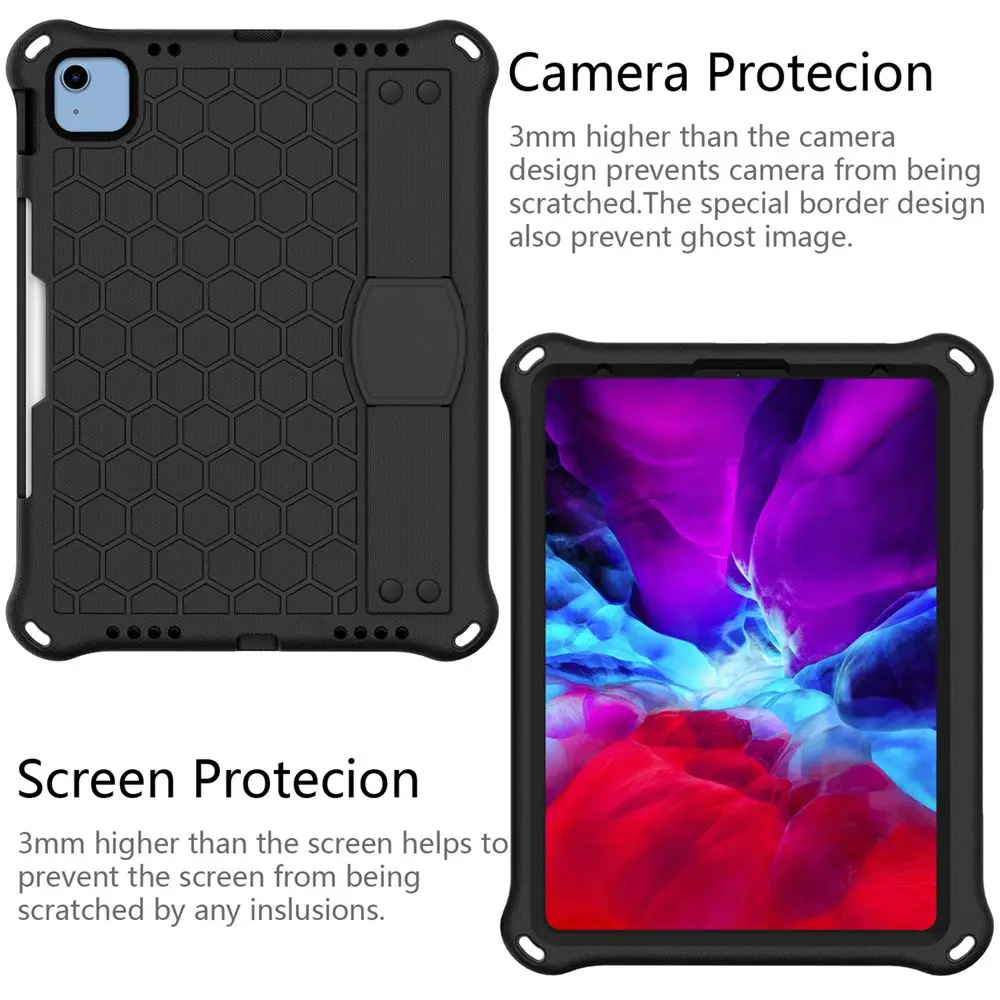 For ipad 10th Gen case A2696 A2757 A2777 tablet cover for ipad 10th generation kids cover for ipad 10 2022 10.9" coque + strap_voghion.com