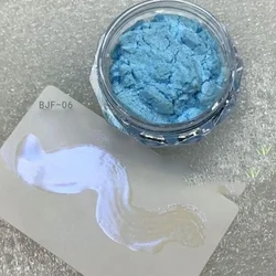 1 Jar Iridescent Pearl Effect Nail Art Powder - Mirror Chrome Aurora Mermaid Finish (FT275-6)