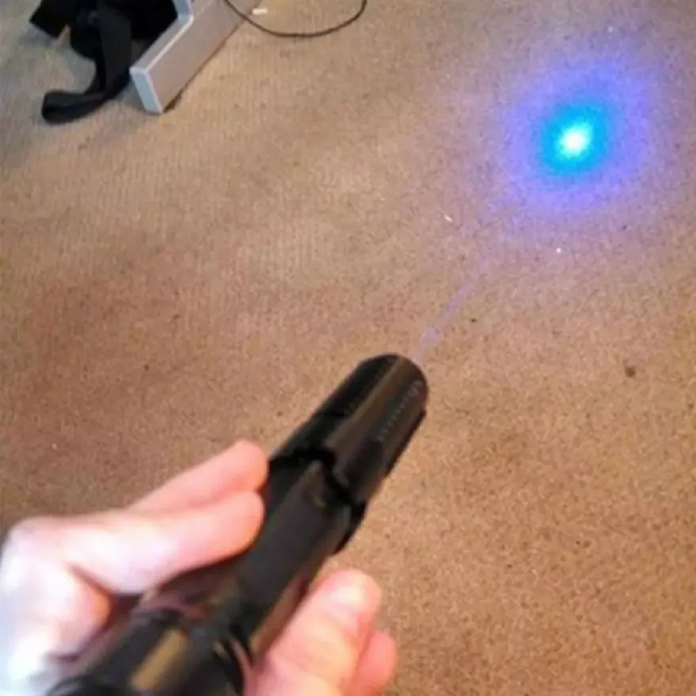 Powerful Blue Laser Pointer 450nm 10000m Focusable Blue Laser