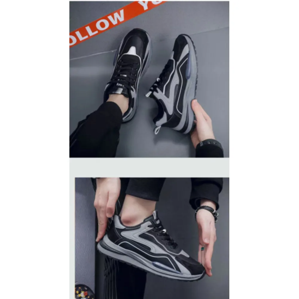 Papas für Männer 2024 Frühling und Herbst neue vielseitige Mode Sport Laufen lässig dicke Sohle Herren Internet rote Schuhe_voghion.com