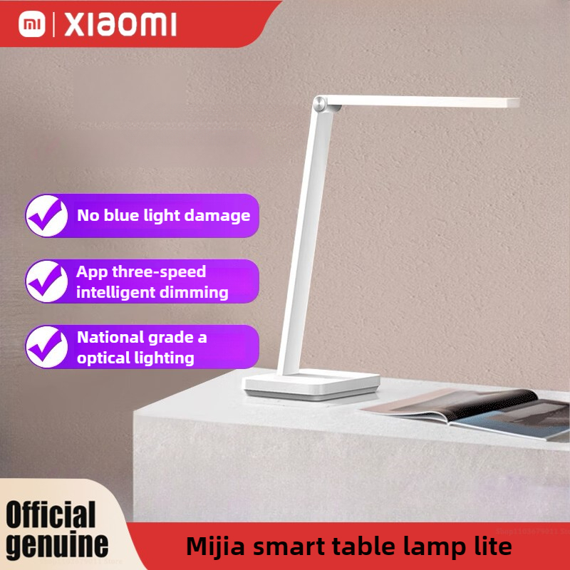 Xiaomi Mijia Table Lamp Lite Intelligent Mi LED Desk Lamp Eye Protection 4000K 500 Lumens Dimming Table Light Foldable Bedside