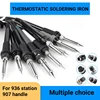 936 Soldering Station 907 Thermostatic Soldering Iron Handle 5 Pins 6 Holes 7 Holes Electric Soldering Iron Replacement Handle 1