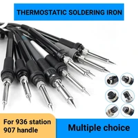 936 Soldering Station 907 Thermostatic Soldering Iron Handle 5 Pins 6 Holes 7 Holes Electric Soldering Iron Replacement Handle 1