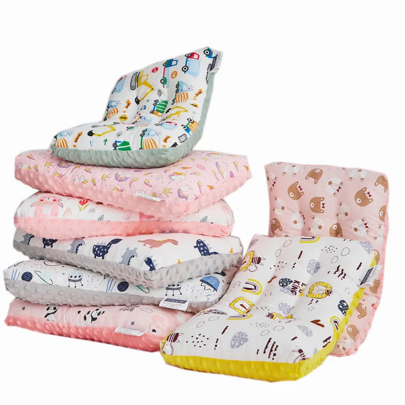 Soft Gauze Baby Pillow Comfortable Doudou velvet pillow For Newborns Baby Sleep Headrest Breathable Infant Kids Pillow