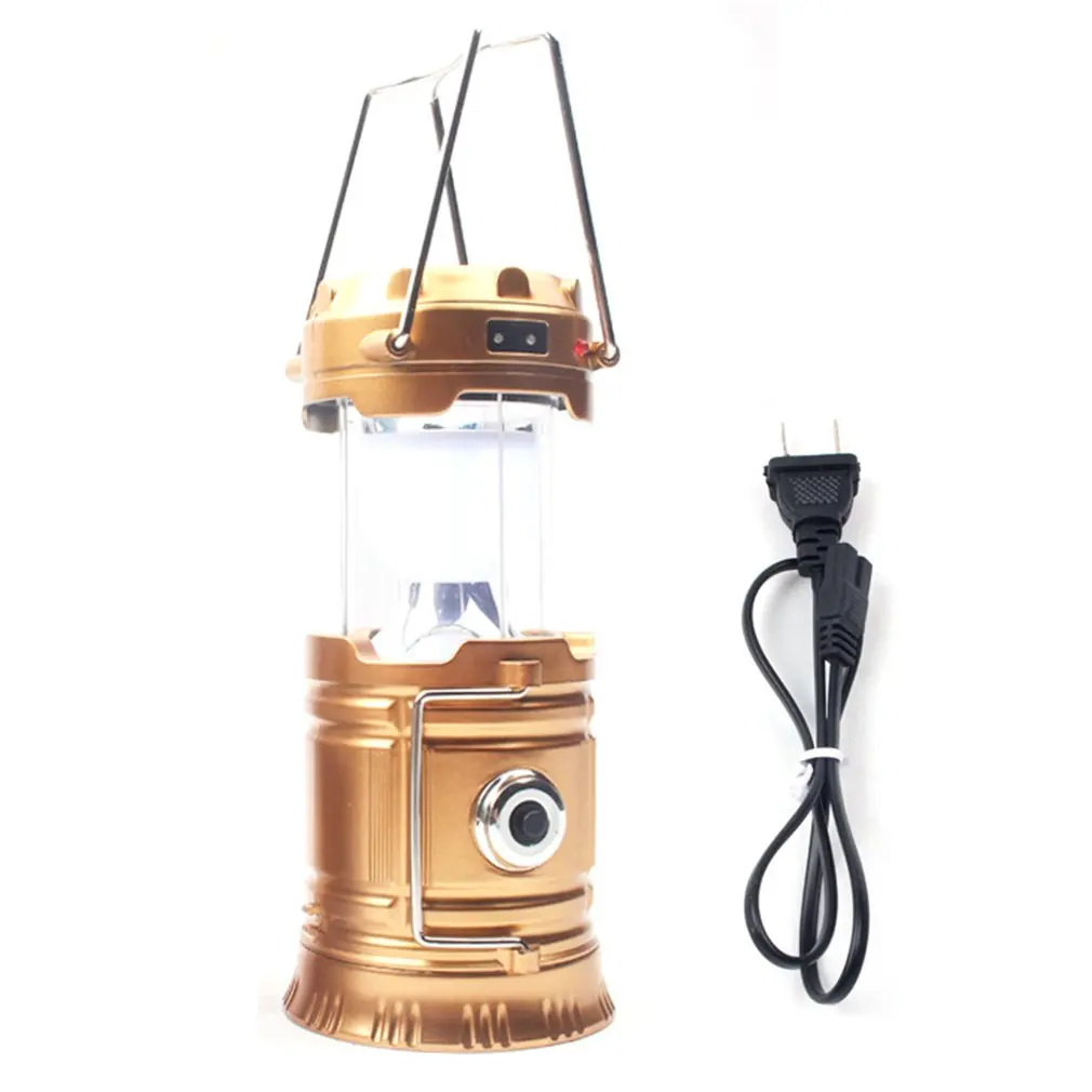 

2019 LED Portable Camping Lantern Solar Powered Flashlights Rechargeable Hand Lamp for Hiking Outdoor Lighting Emergency